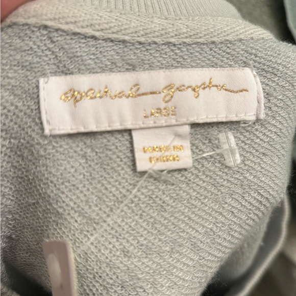 NWT Spiritual Gangster Mazzy Pullover Sweatshirt in Camo Large raw hem cropped - Picture 12 of 14